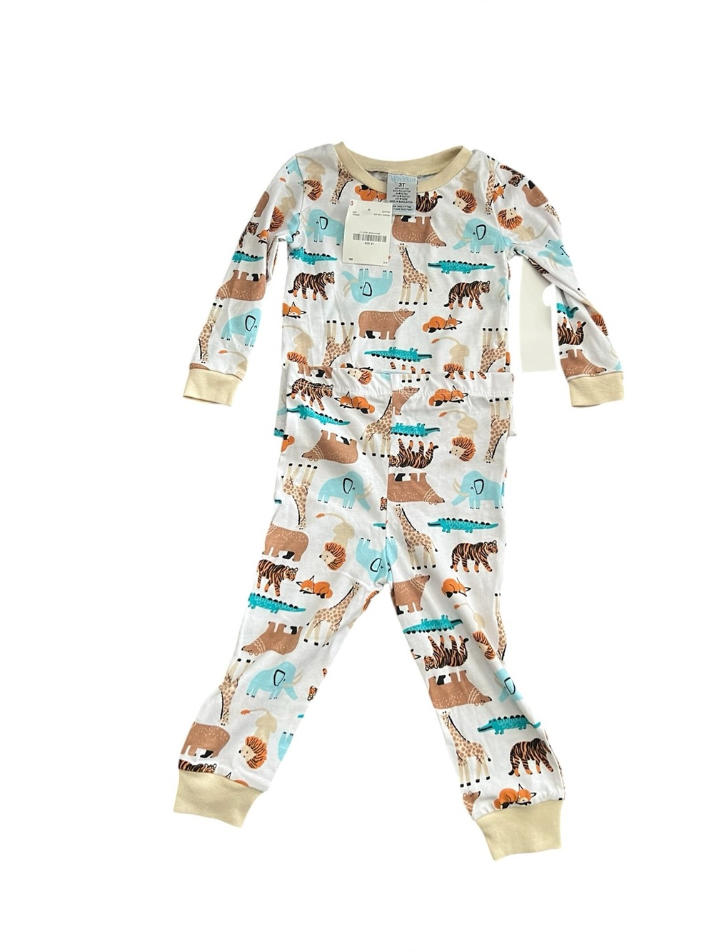 Mon Petit Safari Pajamas - size 3T